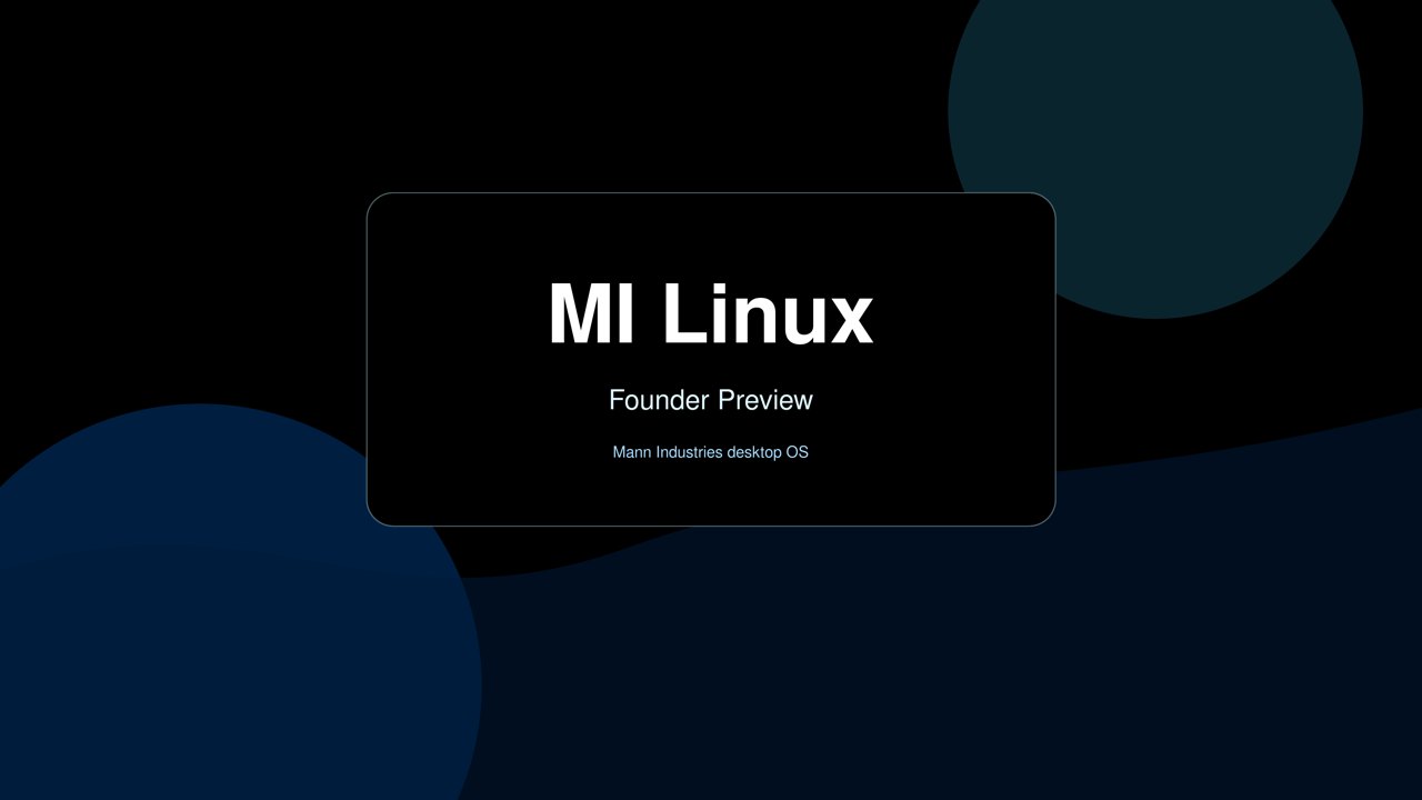 MI Linux default wallpaper artwork